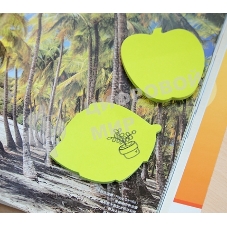 Блок самоклеящийся бумажный Stick`n 21180 70x70 мм, 50 листов, 70 г/м2, неон, зеленый вырубной 