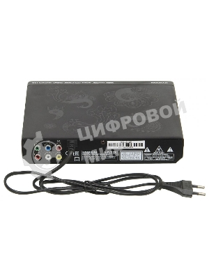 Плеер DVD Hyundai H-DVD120 черный ПДУ