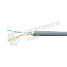 Кабель SkyNet Standart UTP indoor 2x2x0,48, медный, FLUKE TEST, кат.5e, однож., 305 м, box, серый