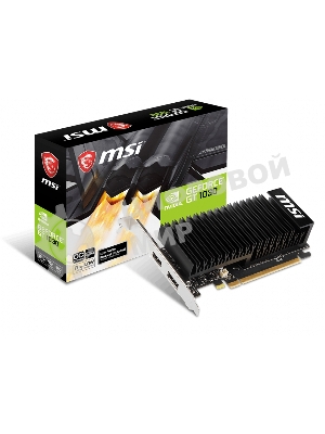 Видеокарта MSI PCI-E GT 1030 2GHD4 LP OC nVidia GeForce GT 1030 2048Mb 64bit DDR4 1189/2100/HDMIx1/DPx1/HDCP Ret low profile