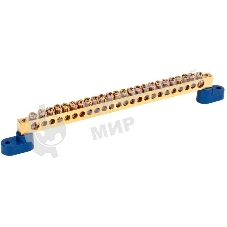 Шина нулевая ШНИ 8х12-24-У2-С на 2-х угл. изол. IEK YNN10-812-24C2-K07