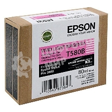 Картридж струйный Epson C13T580B00 светло-пурпурный (80мл)
