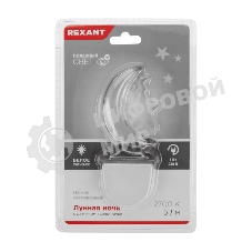 Ночник светодиодный Rexant ЛУННАЯ НОЧЬ белое свечение, 230 В