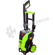 Мойка высокого давления RedVerg RD-HPW1800 220В/50Гц; 1800Вт; 140 бар; расход воды-306л/ч; темпер. воды на вх.-до 60 град; шланг-5м; пласт. пистолет и удлинит. насадка; емкость для моющего средства; вес-5,6кг