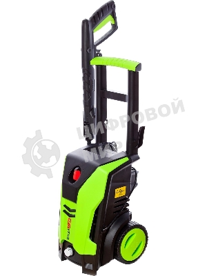 Мойка высокого давления RedVerg RD-HPW1800 220В/50Гц; 1800Вт; 140 бар; расход воды-306л/ч; темпер. воды на вх.-до 60 град; шланг-5м; пласт. пистолет и удлинит. насадка; емкость для моющего средства; вес-5,6кг