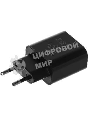 Сетевое зарядное устройство Buro BUWD1 3A PD+QC черный