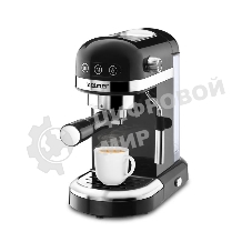 Кофеварка рожковая Zelmer EXPRESSO ZCM7295 черный, исп. кофе - молотый/чалды, 1.4 л, 1350 Вт, 20 бар
