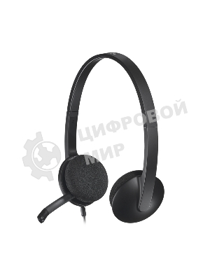 Гарнитура Logitech H340 чёрный, проводная, USB