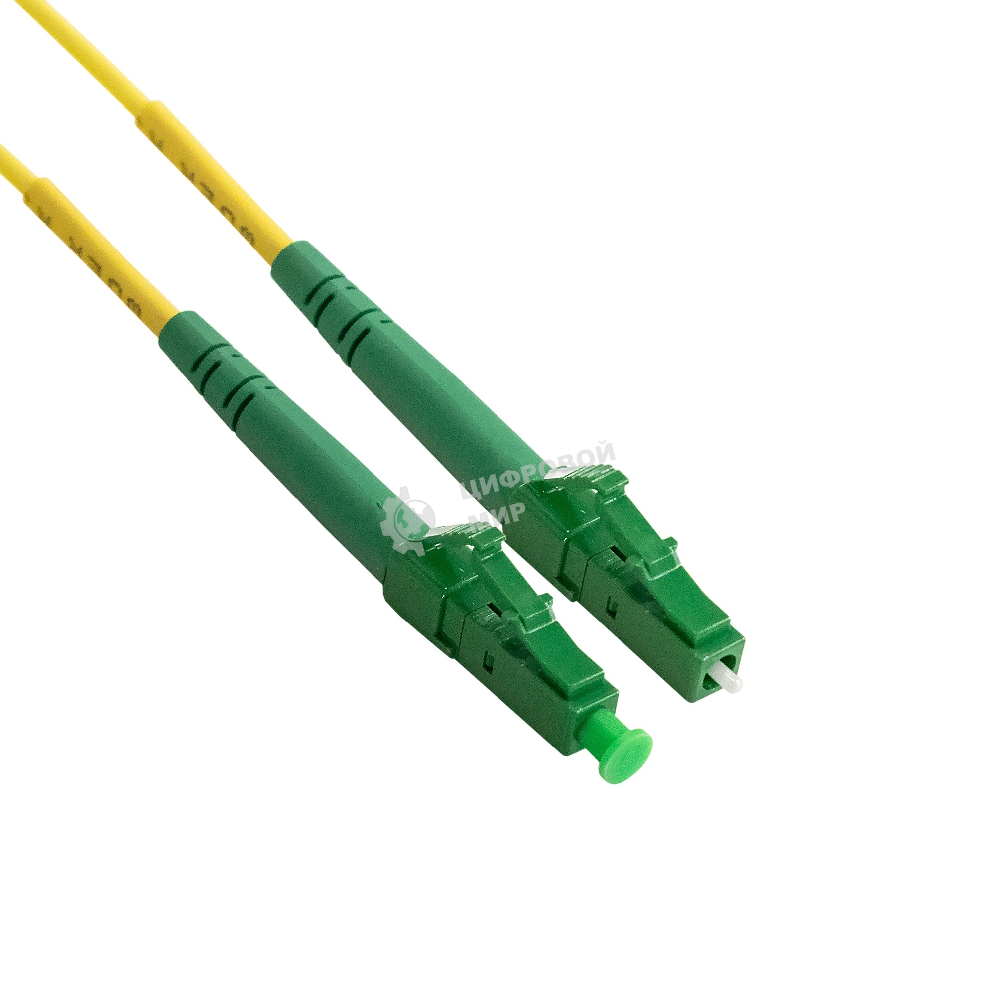 Патч-корд волоконно-оптический ExeGate FC-S-9-LC/APC-LC/APC-1M-LSZH (Шнур ВО SM 9/125 (OS2/G.652.D), LC/APC-LC/APC, Simplex, LSZH, 1м)