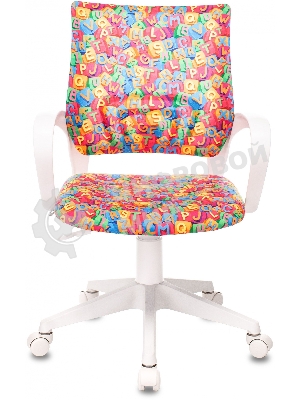 Кресло Бюрократ BuroKIDS 1 W мультиколор, ткань, 120 кг