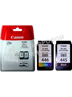 Картридж струйный Canon PG-445/CL-446 (8283B004), для Canon PIXMA MG2540, PIXMA MG2440, 4 цвета, 180 стр.