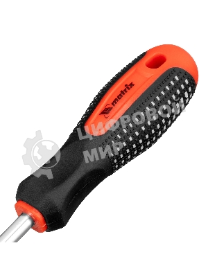 Отвертка Matrix fusion sl8.0х150мм crv 3-х компонентная рукоятка anti slip