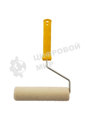 Валик Сибртех Лаки, 180 мм, ворс 5 мм, D 36 мм, D ручки 6 мм, велюр