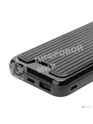 Портативный аккумулятор Gembird GPB-10, 10000мА·ч, 2A, черный