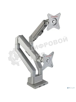 Кронштейн Arm media LCD-T36 серебристый, 4 шт/уп. Кр. алюм. настол. для 2-х мон. 15