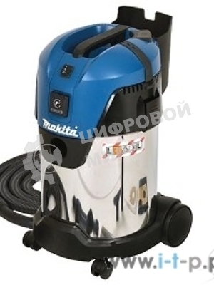 Строительный пылесос Makita VC3011L 1000Вт,3600л\м,210мбар,30л,шланг36ммх3.5м,10.5кг,кор,2нас,2 п\сб,щетка,2адапт,2труб