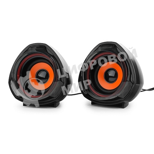 Акустическая система 2.0 Gembird SPK-105, черный, 5 Вт, регулятор громкости, USB-питание