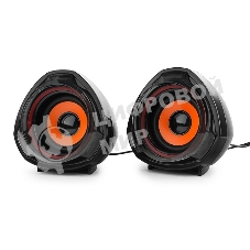 Акустическая система 2.0 Gembird SPK-105, черный, 5 Вт, регулятор громкости, USB-питание