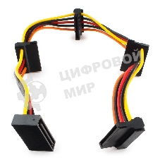 Кабель Cablexpert Кабеля питания SATA, 4x15pin(M)/15pin(F), 40 см (CC-SATAMF-03)