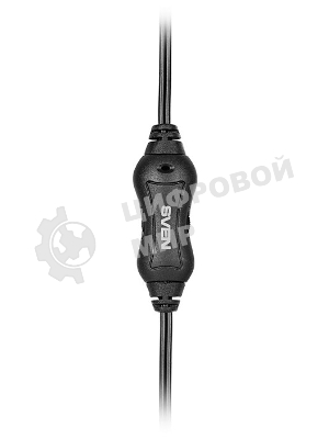 Гарнитура проводная мультимедийная с микрофоном SVEN AP-151MV, черный