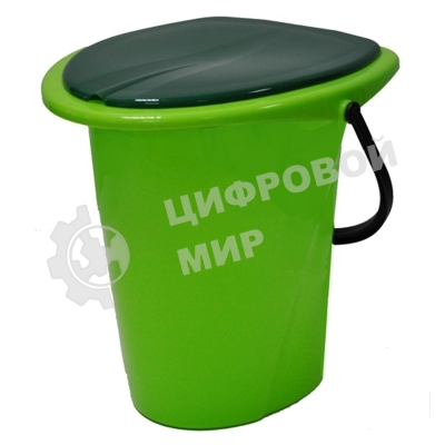 Ведро-туалет INGREEN ING30001СЛ-7РS салатовый (в уп. 7 шт)