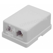 Модуль TWT (TWT-SA2-WH) Настенная коробка 2 порт. для Keystone