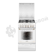 Плита газовая Gefest ПГ 5100-02 0181 белый, конфорок 4 шт, духовка 52 л, 50 см x 85 см x 58.5 см
