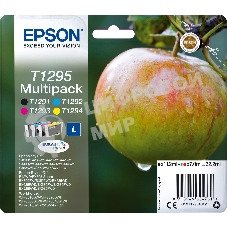 Набор картриджей Epson C13T12954012 черный/голубой/пурпурный/желтый