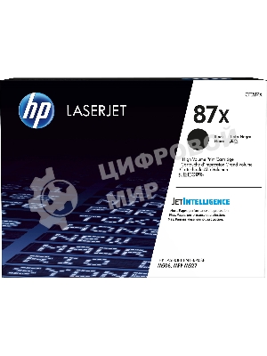Тонер Картридж HP 87X CF287X черный для HP LJ Ent M506/M527 (18000стр.)
