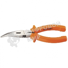 Утконосы Sparta длинногубцы изогнутые classic 160мм шлифованные пластмассовые рукоятки