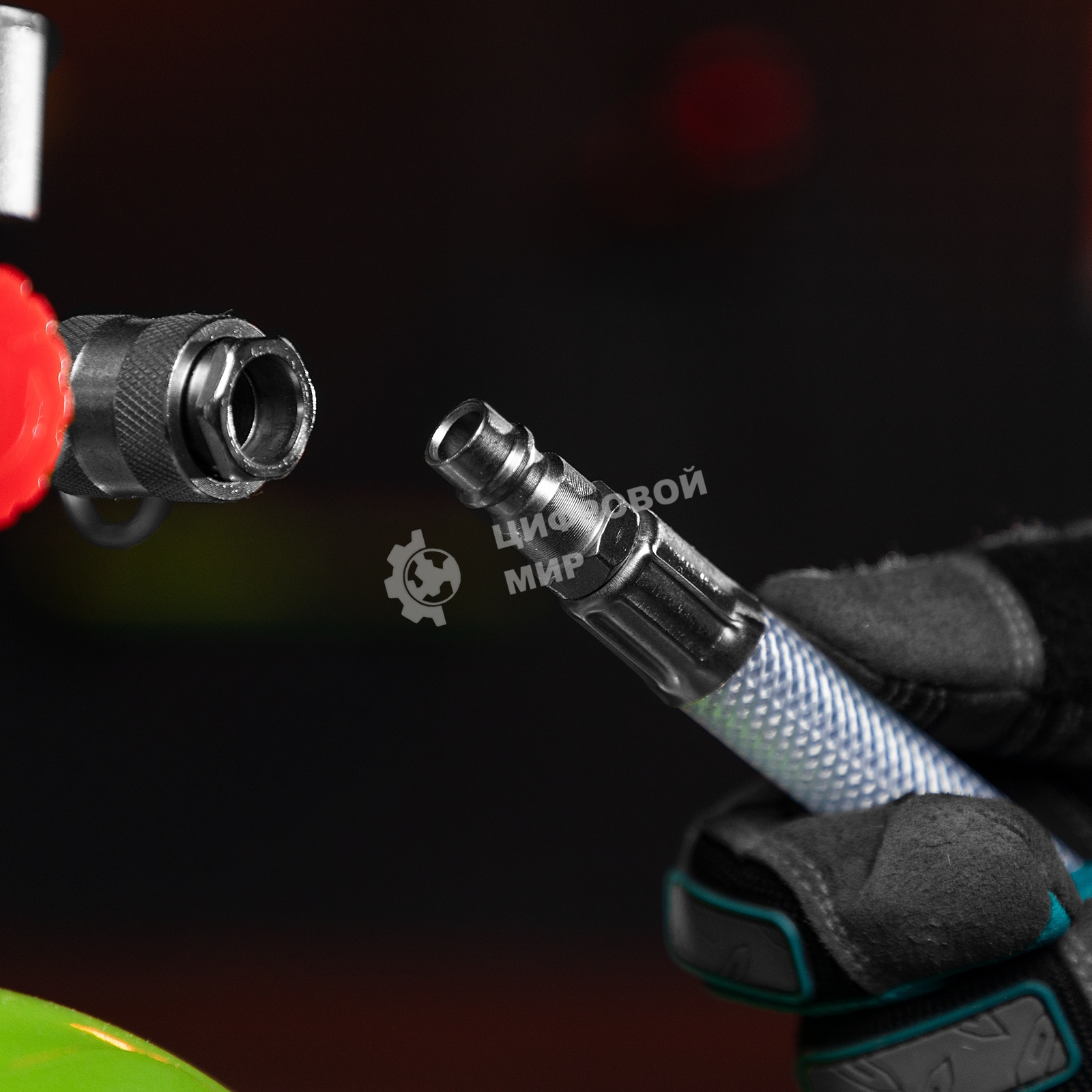 Шланг пневматический Stels ПВХ, 10x16 мм, 18 бар, армированный, прозрач., быстросъем, 3 0м