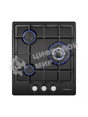 Газовая варочная панель HOMSair HGE433TGCBK