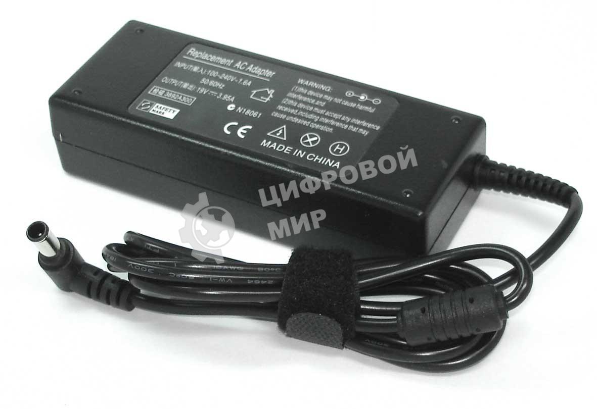 Блок питания (сетевой адаптер) для ноутбуков Sony 19V 3.95A 6.5PIN REPLACEMENT