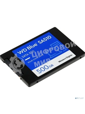 Накопитель SSD WD Blue SA510 WDS500G3B0A, 500GB, SATA III, 2.5