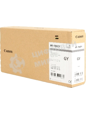 Картридж струйный Canon PFI-706 GY серый (700 мл) для Canon iPF8300S/8400/9400S/9400