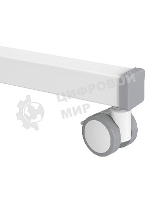 Стол для ноутбука Cactus VM-FDE101 столешница МДФ белый 80x60x123см (CS-FDE101WWT)