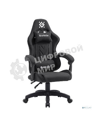 Кресло Defender Breeze черный, ткань, 120 кг
