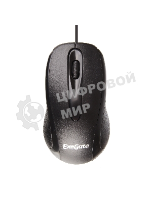 Мышь проводная ExeGate Professional Standard SH-9026 черный, 1000 dpi, USB, кнопки - 3