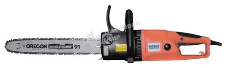 Электропила Patriot ES2016 220301510 2000 Вт, продольное расположение двигателя, шина Oregon 16