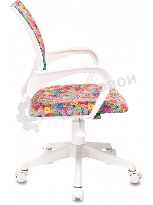 Кресло Бюрократ BuroKIDS 1 W мультиколор, ткань, 120 кг