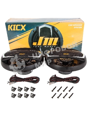 Колонки автомобильные Kicx JM-165 130Вт 89дБ 4Ом 16.5 см (6 1/2 дюйм) (ком.: 2 кол.) коаксиальные трехполосные
