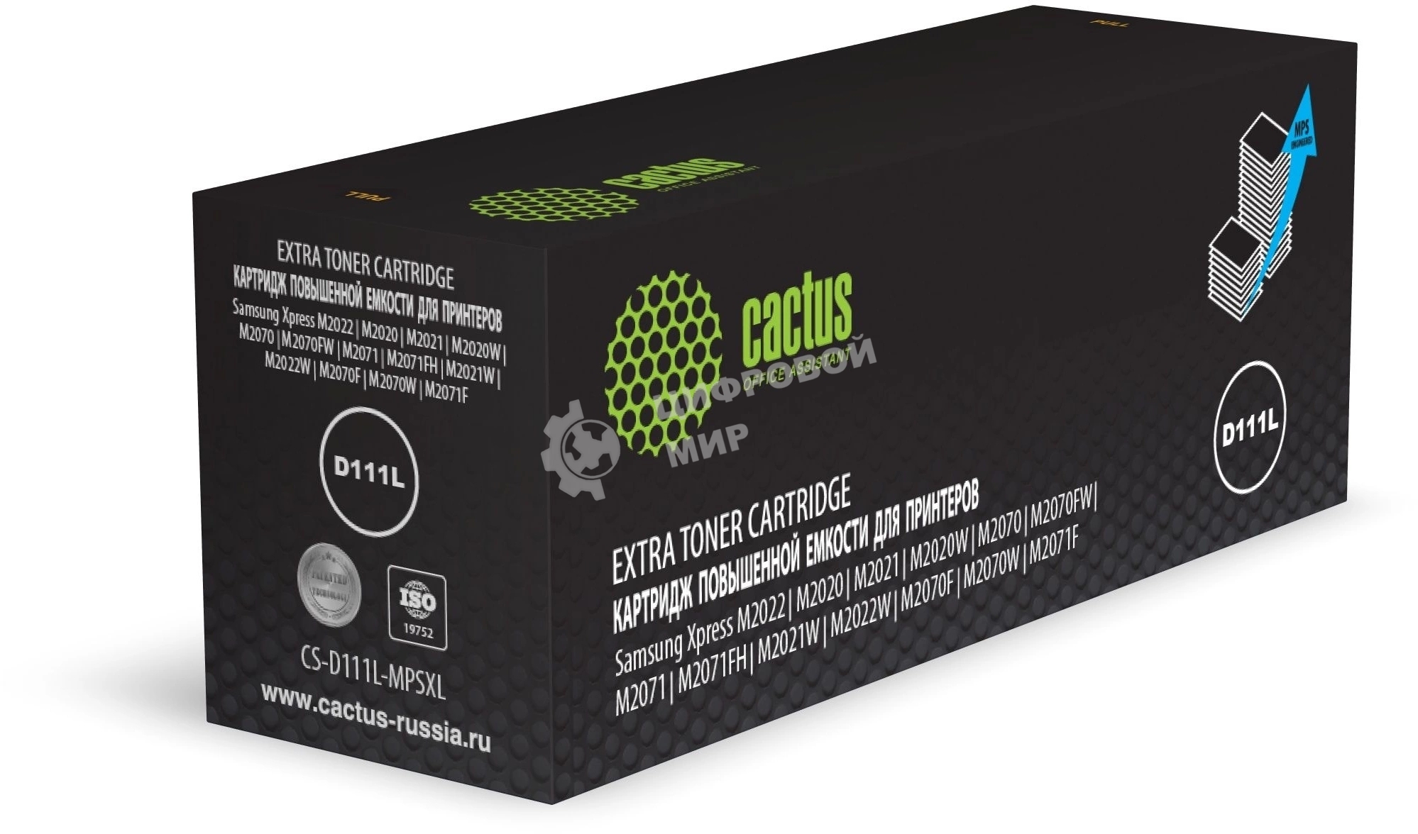 Картридж лазерный Cactus CS-D111L-MPSXL MLT-D111L черный (5000 стр.) для Samsung Xpress M2022/M2020/M2021/M2020W/M2070/M2070FW/M2071/M2071FH/M2021W/M2022W/M2070F/M2070W/M2071F