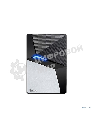Внешний SSD Netac Z7S, 240 Gb, USB 3.2 Gen 2 Type-C, R/W 550/480, черный