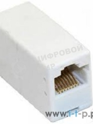 Коннектор проходной адаптер RJ45 Gembird Соединитель RJ-45F/RJ-45F TA350/1