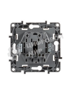 Механизм выключателя 2-кл. СП Etika 10АX безвинт. зажимы сл. кость Legrand 672302