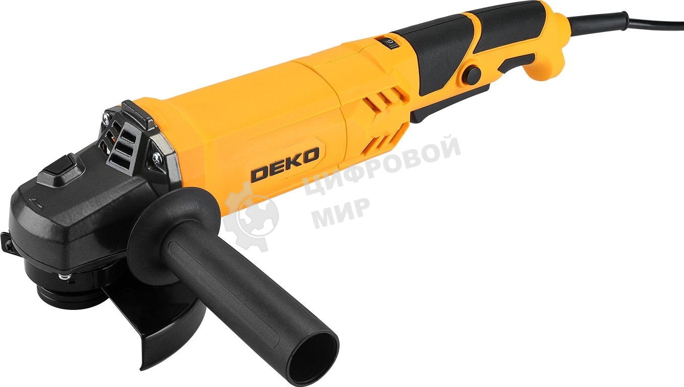 Угловая шлифовальная машина Deko DKAG1500 1500Вт 12000об/мин рез.шпин.:M14 d=125мм