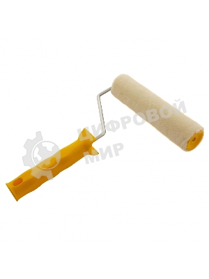 Валик Сибртех Лаки, 180 мм, ворс 5 мм, D 36 мм, D ручки 6 мм, велюр