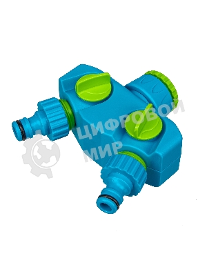 Разветвитель двухканальный LUXE Palisad с внутренней резьбой 3/4