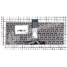 Клавиатура для ноутбука HP Pavilion x360 11-K черная без рамки горизонтальный Enter