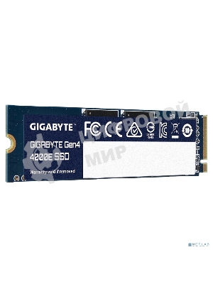 Накопитель SSD Gigabyte 4000E (G440E500G), 500Gb, PCIe 4.0 x4, M.2 2280, NVMe, R/W 3600/3000